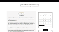 Desktop Screenshot of gablackchamberofcommerce.org