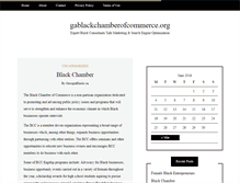 Tablet Screenshot of gablackchamberofcommerce.org